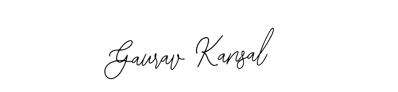 The best way (Bearetta-2O07w) to make a short signature is to pick only two or three words in your name. The name Gaurav Kansal include a total of six letters. For converting this name. Gaurav Kansal signature style 12 images and pictures png