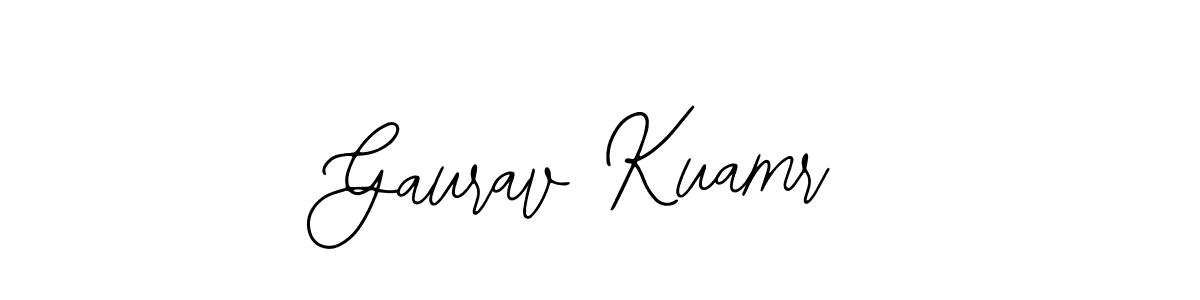 Gaurav Kuamr stylish signature style. Best Handwritten Sign (Bearetta-2O07w) for my name. Handwritten Signature Collection Ideas for my name Gaurav Kuamr. Gaurav Kuamr signature style 12 images and pictures png