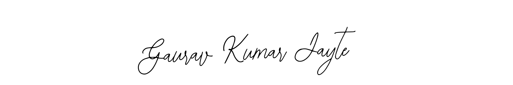 if you are searching for the best signature style for your name Gaurav Kumar Jayte. so please give up your signature search. here we have designed multiple signature styles  using Bearetta-2O07w. Gaurav Kumar Jayte signature style 12 images and pictures png