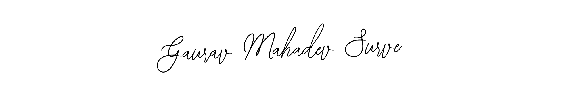 Best and Professional Signature Style for Gaurav Mahadev Surve. Bearetta-2O07w Best Signature Style Collection. Gaurav Mahadev Surve signature style 12 images and pictures png