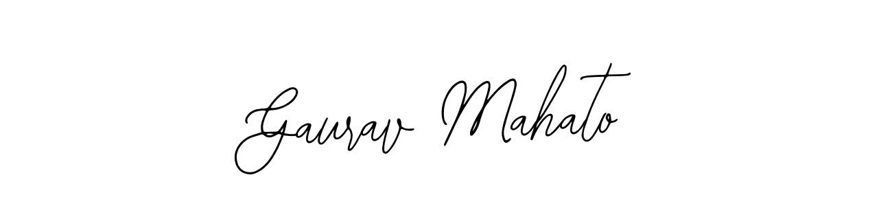 Also we have Gaurav Mahato name is the best signature style. Create professional handwritten signature collection using Bearetta-2O07w autograph style. Gaurav Mahato signature style 12 images and pictures png