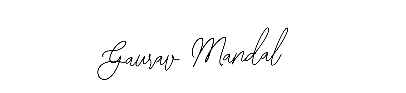 Create a beautiful signature design for name Gaurav Mandal. With this signature (Bearetta-2O07w) fonts, you can make a handwritten signature for free. Gaurav Mandal signature style 12 images and pictures png