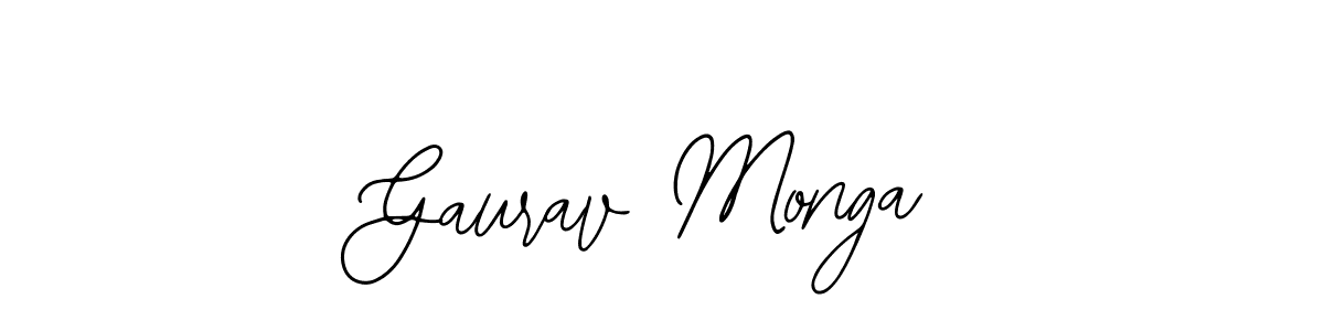 Make a beautiful signature design for name Gaurav Monga. With this signature (Bearetta-2O07w) style, you can create a handwritten signature for free. Gaurav Monga signature style 12 images and pictures png