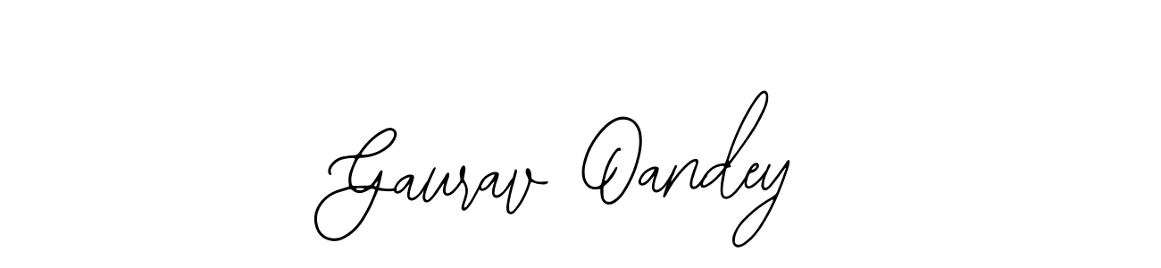 Make a short Gaurav Oandey signature style. Manage your documents anywhere anytime using Bearetta-2O07w. Create and add eSignatures, submit forms, share and send files easily. Gaurav Oandey signature style 12 images and pictures png