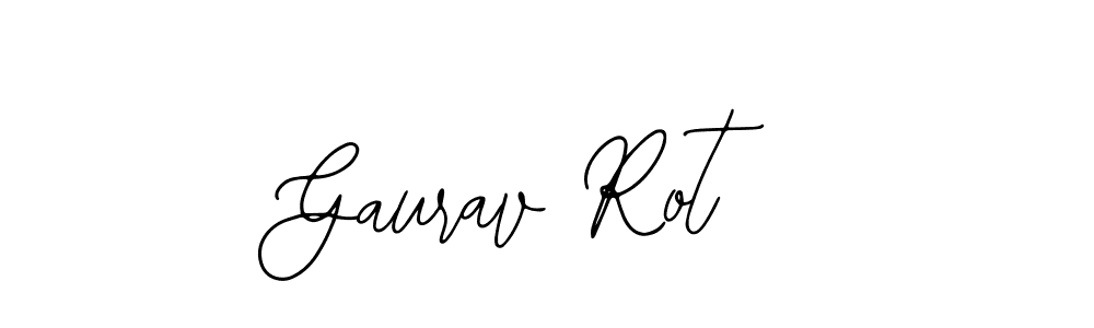 Similarly Bearetta-2O07w is the best handwritten signature design. Signature creator online .You can use it as an online autograph creator for name Gaurav Rot. Gaurav Rot signature style 12 images and pictures png