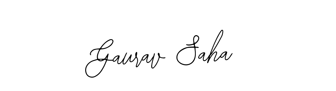 The best way (Bearetta-2O07w) to make a short signature is to pick only two or three words in your name. The name Gaurav Saha include a total of six letters. For converting this name. Gaurav Saha signature style 12 images and pictures png