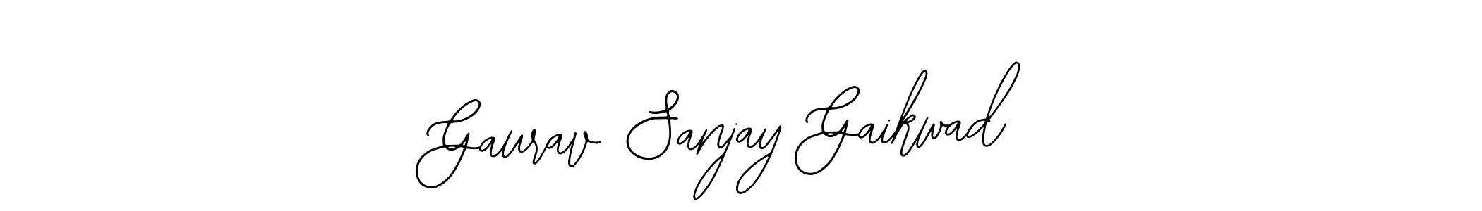 Also You can easily find your signature by using the search form. We will create Gaurav Sanjay Gaikwad name handwritten signature images for you free of cost using Bearetta-2O07w sign style. Gaurav Sanjay Gaikwad signature style 12 images and pictures png