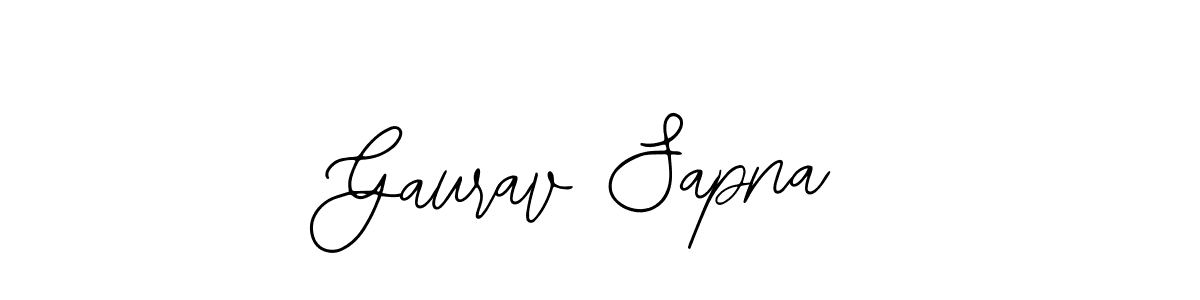 How to Draw Gaurav Sapna signature style? Bearetta-2O07w is a latest design signature styles for name Gaurav Sapna. Gaurav Sapna signature style 12 images and pictures png