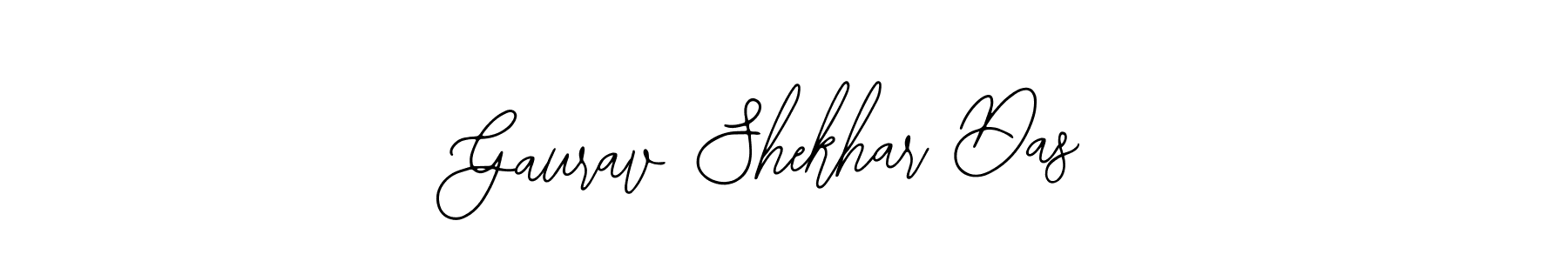 Use a signature maker to create a handwritten signature online. With this signature software, you can design (Bearetta-2O07w) your own signature for name Gaurav Shekhar Das. Gaurav Shekhar Das signature style 12 images and pictures png