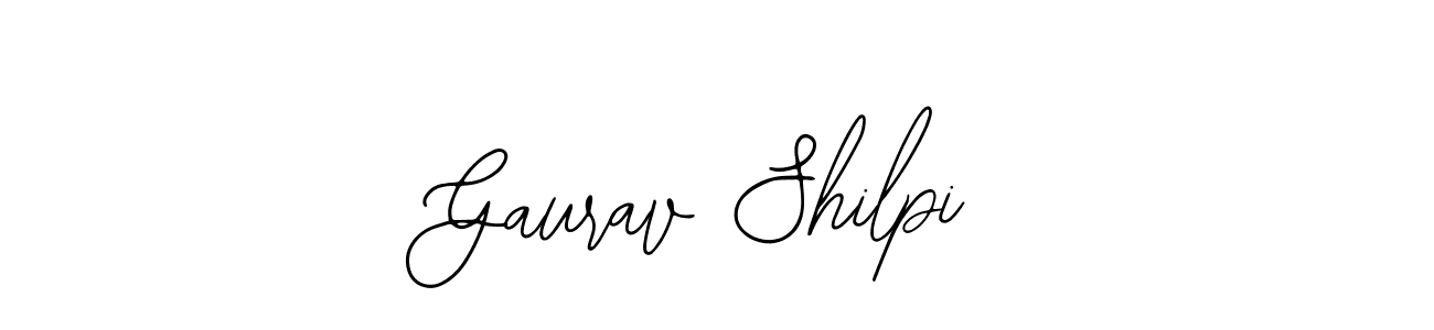 Bearetta-2O07w is a professional signature style that is perfect for those who want to add a touch of class to their signature. It is also a great choice for those who want to make their signature more unique. Get Gaurav Shilpi name to fancy signature for free. Gaurav Shilpi signature style 12 images and pictures png