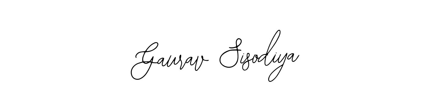 Make a short Gaurav Sisodiya signature style. Manage your documents anywhere anytime using Bearetta-2O07w. Create and add eSignatures, submit forms, share and send files easily. Gaurav Sisodiya signature style 12 images and pictures png