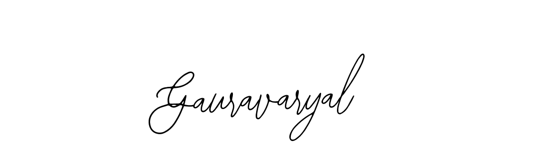 How to make Gauravaryal signature? Bearetta-2O07w is a professional autograph style. Create handwritten signature for Gauravaryal name. Gauravaryal signature style 12 images and pictures png