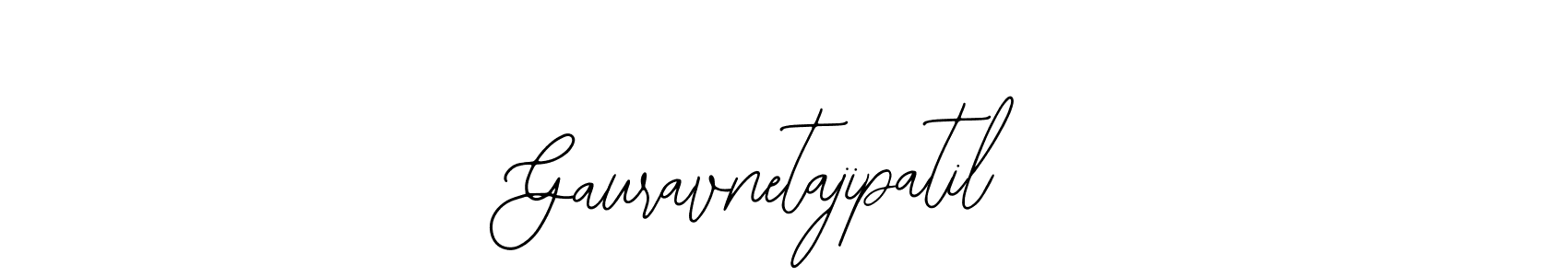 The best way (Bearetta-2O07w) to make a short signature is to pick only two or three words in your name. The name Gauravnetajipatil include a total of six letters. For converting this name. Gauravnetajipatil signature style 12 images and pictures png