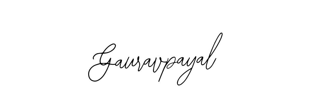 Design your own signature with our free online signature maker. With this signature software, you can create a handwritten (Bearetta-2O07w) signature for name Gauravpayal. Gauravpayal signature style 12 images and pictures png