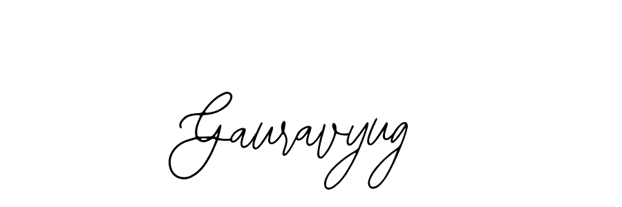 Make a beautiful signature design for name Gauravyug. With this signature (Bearetta-2O07w) style, you can create a handwritten signature for free. Gauravyug signature style 12 images and pictures png