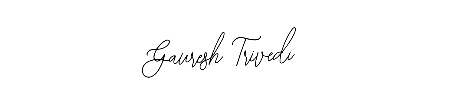 Gauresh Trivedi stylish signature style. Best Handwritten Sign (Bearetta-2O07w) for my name. Handwritten Signature Collection Ideas for my name Gauresh Trivedi. Gauresh Trivedi signature style 12 images and pictures png