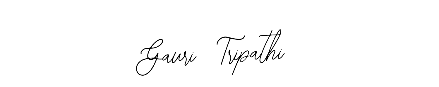 Create a beautiful signature design for name Gauri  Tripathi. With this signature (Bearetta-2O07w) fonts, you can make a handwritten signature for free. Gauri  Tripathi signature style 12 images and pictures png