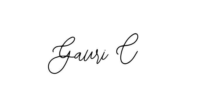 How to Draw Gauri C signature style? Bearetta-2O07w is a latest design signature styles for name Gauri C. Gauri C signature style 12 images and pictures png