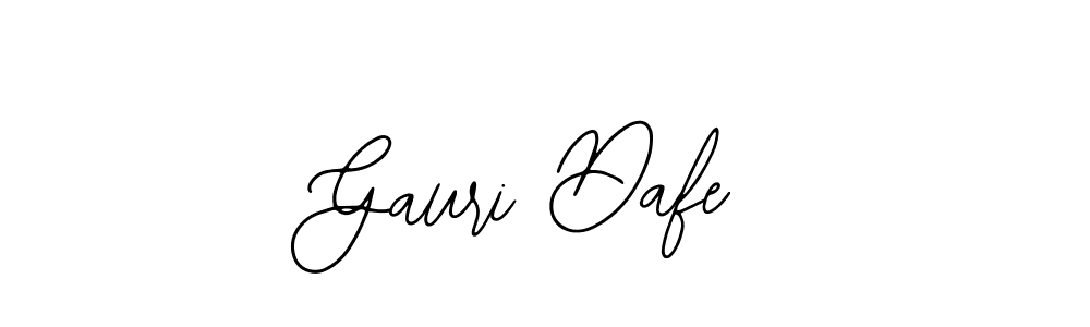 Similarly Bearetta-2O07w is the best handwritten signature design. Signature creator online .You can use it as an online autograph creator for name Gauri Dafe. Gauri Dafe signature style 12 images and pictures png