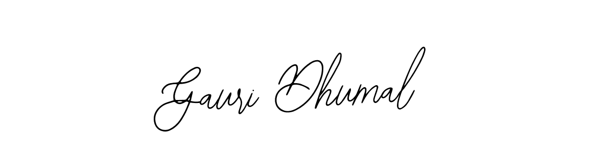 Also You can easily find your signature by using the search form. We will create Gauri Dhumal name handwritten signature images for you free of cost using Bearetta-2O07w sign style. Gauri Dhumal signature style 12 images and pictures png