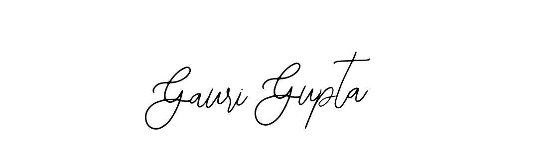 How to make Gauri Gupta signature? Bearetta-2O07w is a professional autograph style. Create handwritten signature for Gauri Gupta name. Gauri Gupta signature style 12 images and pictures png