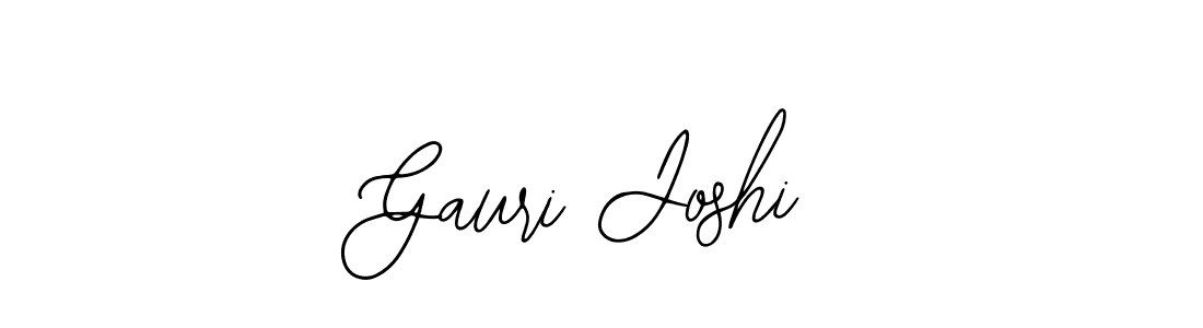 Gauri Joshi stylish signature style. Best Handwritten Sign (Bearetta-2O07w) for my name. Handwritten Signature Collection Ideas for my name Gauri Joshi. Gauri Joshi signature style 12 images and pictures png