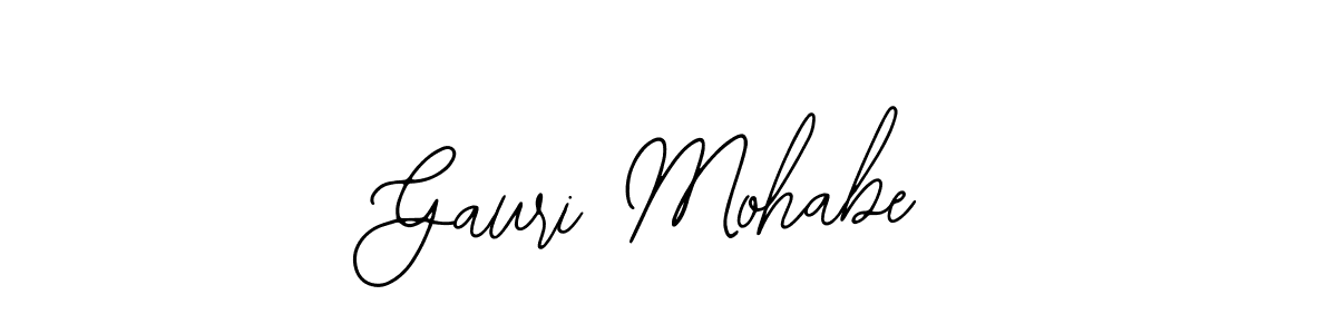 Design your own signature with our free online signature maker. With this signature software, you can create a handwritten (Bearetta-2O07w) signature for name Gauri Mohabe. Gauri Mohabe signature style 12 images and pictures png