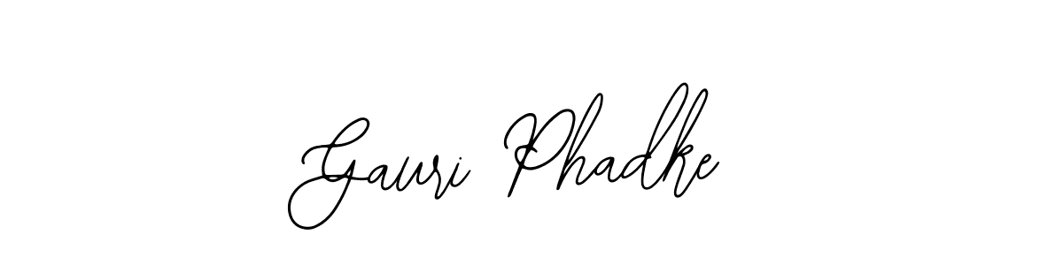 Gauri Phadke stylish signature style. Best Handwritten Sign (Bearetta-2O07w) for my name. Handwritten Signature Collection Ideas for my name Gauri Phadke. Gauri Phadke signature style 12 images and pictures png