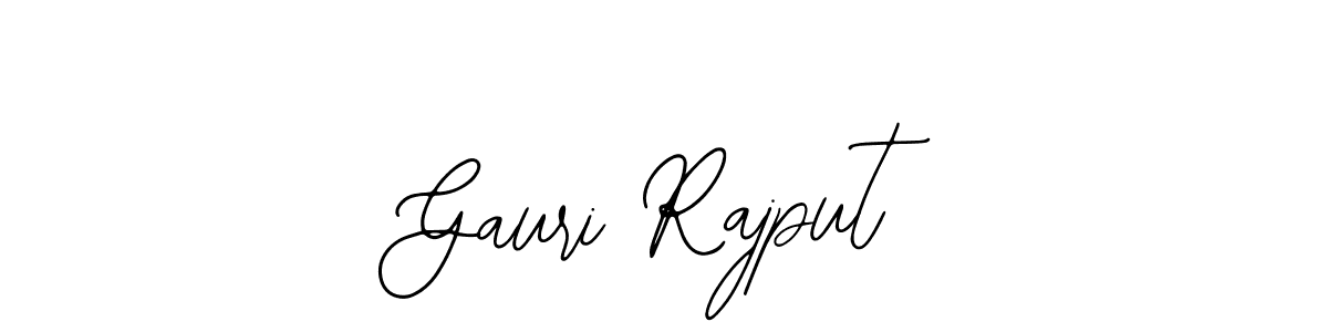 It looks lik you need a new signature style for name Gauri Rajput. Design unique handwritten (Bearetta-2O07w) signature with our free signature maker in just a few clicks. Gauri Rajput signature style 12 images and pictures png