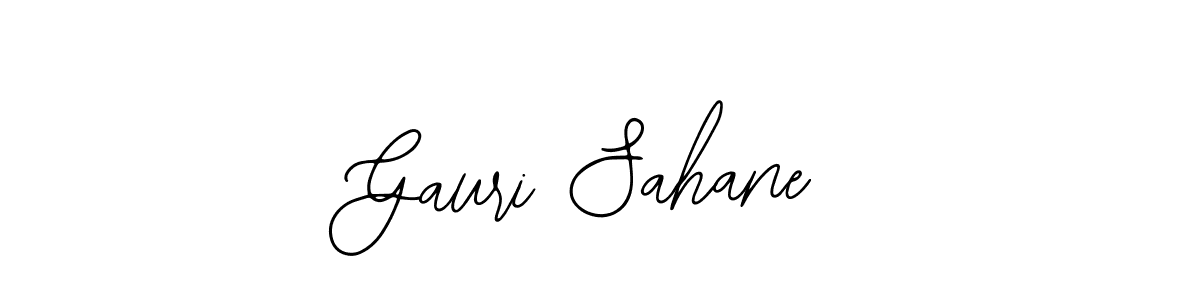 Here are the top 10 professional signature styles for the name Gauri Sahane. These are the best autograph styles you can use for your name. Gauri Sahane signature style 12 images and pictures png