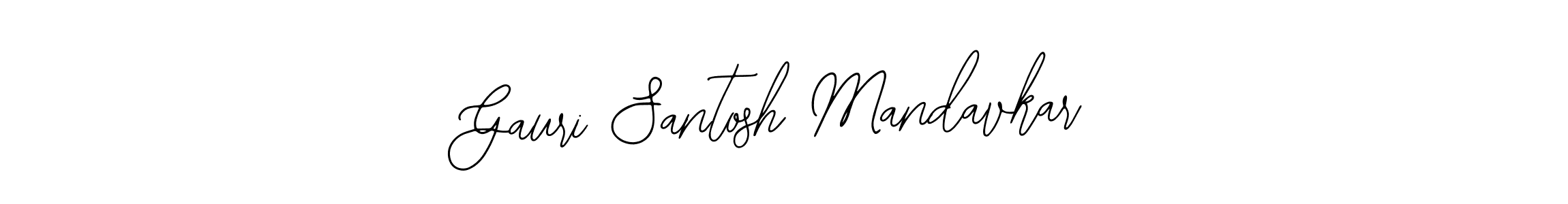 Design your own signature with our free online signature maker. With this signature software, you can create a handwritten (Bearetta-2O07w) signature for name Gauri Santosh Mandavkar. Gauri Santosh Mandavkar signature style 12 images and pictures png