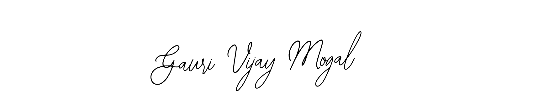 Make a beautiful signature design for name Gauri Vijay Mogal. With this signature (Bearetta-2O07w) style, you can create a handwritten signature for free. Gauri Vijay Mogal signature style 12 images and pictures png