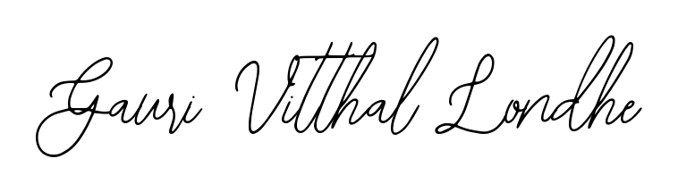 This is the best signature style for the Gauri Vitthal Londhe name. Also you like these signature font (Bearetta-2O07w). Mix name signature. Gauri Vitthal Londhe signature style 12 images and pictures png