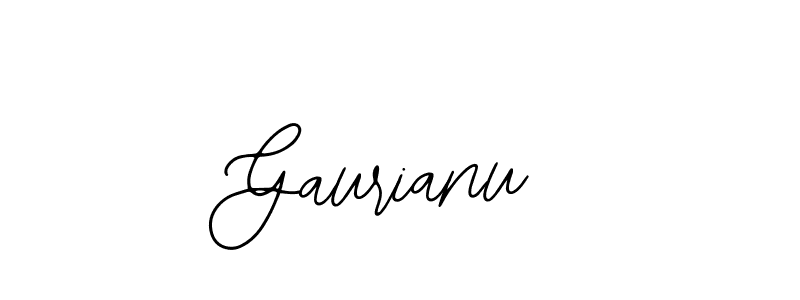 Also we have Gaurianu name is the best signature style. Create professional handwritten signature collection using Bearetta-2O07w autograph style. Gaurianu signature style 12 images and pictures png