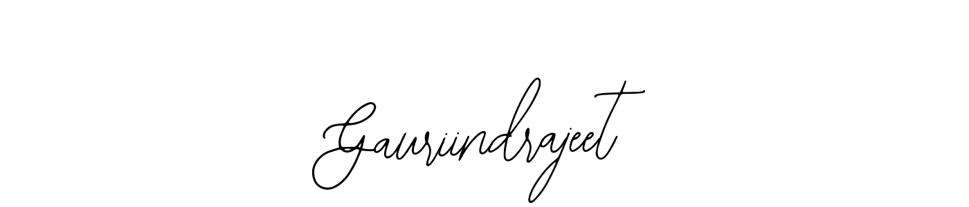 The best way (Bearetta-2O07w) to make a short signature is to pick only two or three words in your name. The name Gauriindrajeet include a total of six letters. For converting this name. Gauriindrajeet signature style 12 images and pictures png