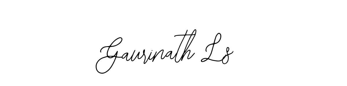 if you are searching for the best signature style for your name Gaurinath Ls. so please give up your signature search. here we have designed multiple signature styles  using Bearetta-2O07w. Gaurinath Ls signature style 12 images and pictures png