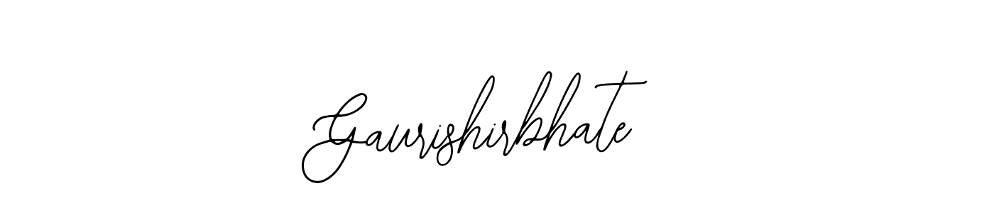 Create a beautiful signature design for name Gaurishirbhate. With this signature (Bearetta-2O07w) fonts, you can make a handwritten signature for free. Gaurishirbhate signature style 12 images and pictures png