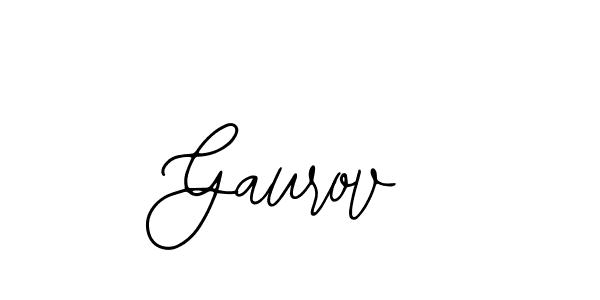 Design your own signature with our free online signature maker. With this signature software, you can create a handwritten (Bearetta-2O07w) signature for name Gaurov. Gaurov signature style 12 images and pictures png