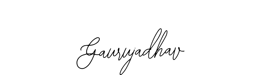 Use a signature maker to create a handwritten signature online. With this signature software, you can design (Bearetta-2O07w) your own signature for name Gaurujadhav. Gaurujadhav signature style 12 images and pictures png