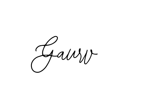 Gaurv stylish signature style. Best Handwritten Sign (Bearetta-2O07w) for my name. Handwritten Signature Collection Ideas for my name Gaurv. Gaurv signature style 12 images and pictures png