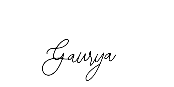 Design your own signature with our free online signature maker. With this signature software, you can create a handwritten (Bearetta-2O07w) signature for name Gaurya. Gaurya signature style 12 images and pictures png