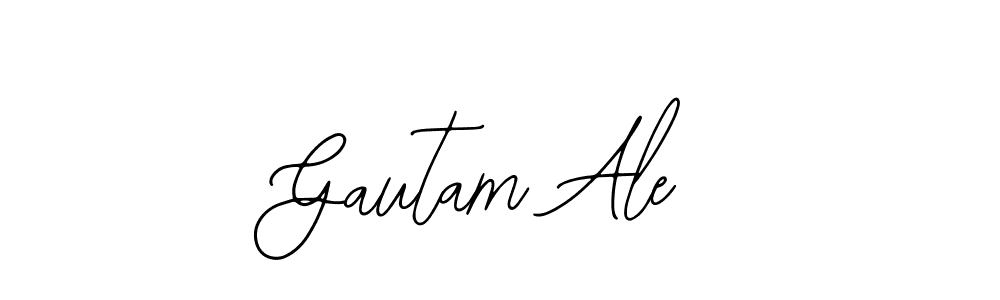 if you are searching for the best signature style for your name Gautam Ale. so please give up your signature search. here we have designed multiple signature styles  using Bearetta-2O07w. Gautam Ale signature style 12 images and pictures png