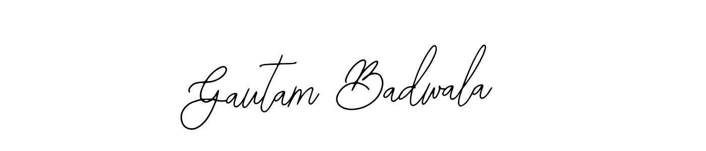 Also we have Gautam Badwala name is the best signature style. Create professional handwritten signature collection using Bearetta-2O07w autograph style. Gautam Badwala signature style 12 images and pictures png