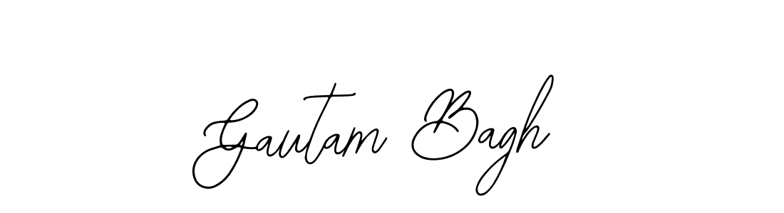 Use a signature maker to create a handwritten signature online. With this signature software, you can design (Bearetta-2O07w) your own signature for name Gautam Bagh. Gautam Bagh signature style 12 images and pictures png