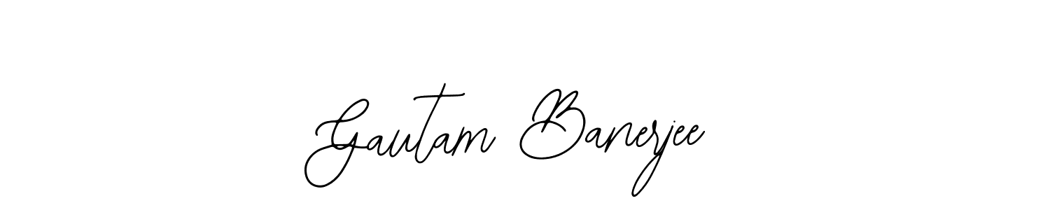 It looks lik you need a new signature style for name Gautam Banerjee. Design unique handwritten (Bearetta-2O07w) signature with our free signature maker in just a few clicks. Gautam Banerjee signature style 12 images and pictures png