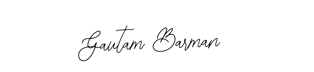 The best way (Bearetta-2O07w) to make a short signature is to pick only two or three words in your name. The name Gautam Barman include a total of six letters. For converting this name. Gautam Barman signature style 12 images and pictures png