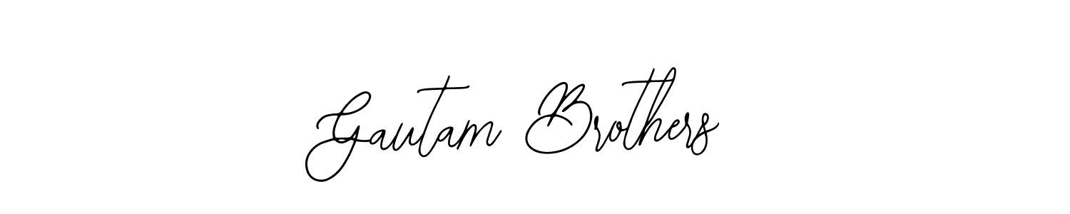 How to make Gautam Brothers signature? Bearetta-2O07w is a professional autograph style. Create handwritten signature for Gautam Brothers name. Gautam Brothers signature style 12 images and pictures png