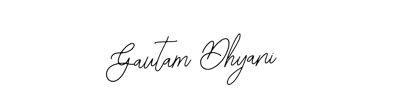 Create a beautiful signature design for name Gautam Dhyani. With this signature (Bearetta-2O07w) fonts, you can make a handwritten signature for free. Gautam Dhyani signature style 12 images and pictures png