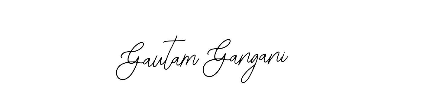 The best way (Bearetta-2O07w) to make a short signature is to pick only two or three words in your name. The name Gautam Gangani include a total of six letters. For converting this name. Gautam Gangani signature style 12 images and pictures png