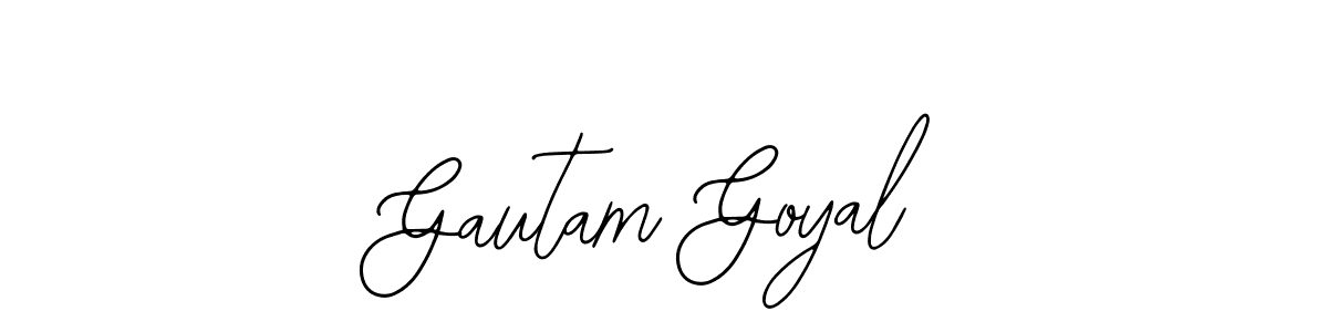 Bearetta-2O07w is a professional signature style that is perfect for those who want to add a touch of class to their signature. It is also a great choice for those who want to make their signature more unique. Get Gautam Goyal name to fancy signature for free. Gautam Goyal signature style 12 images and pictures png